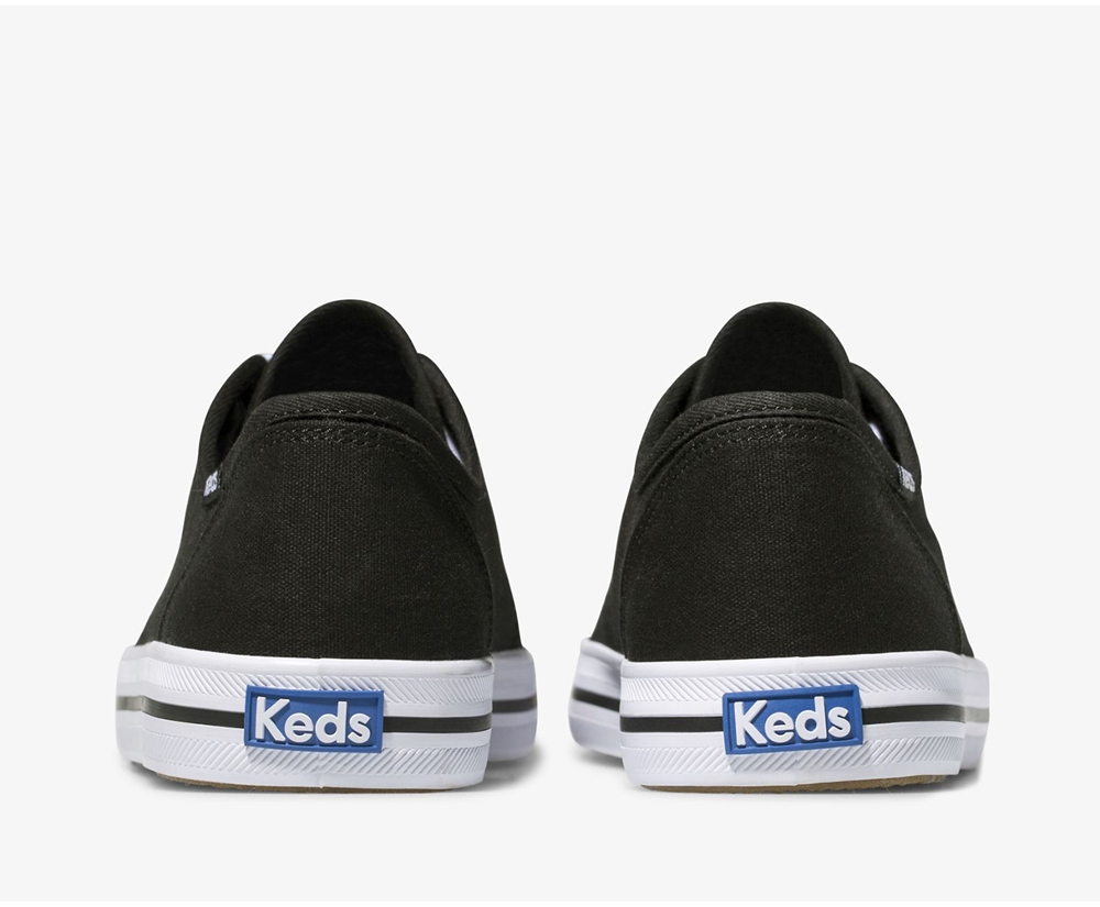 Womens Keds Sneakers - Washable Kickstart - Black - 2689-LTKSC